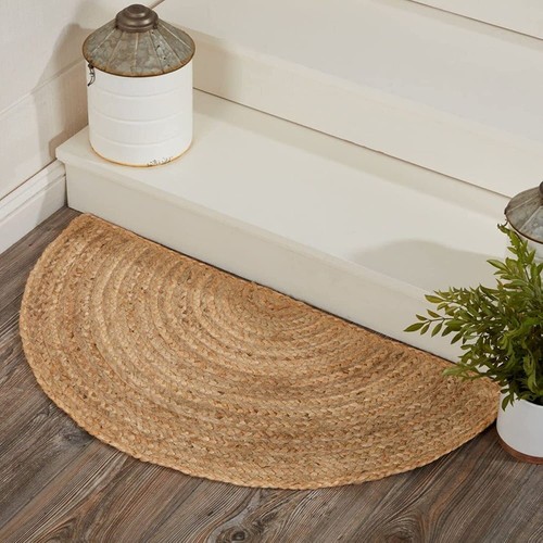 Rug half moon natural jute - moon,