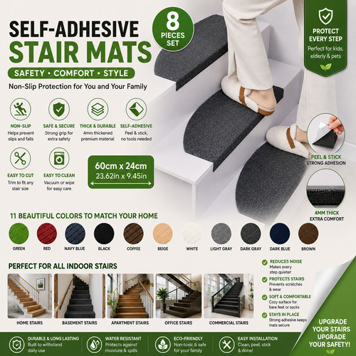 Non slip stair treads - non-slip,