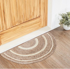 Door Mat Rug Half Moon 100%