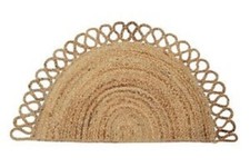 Rug Half Moon Natural jute
