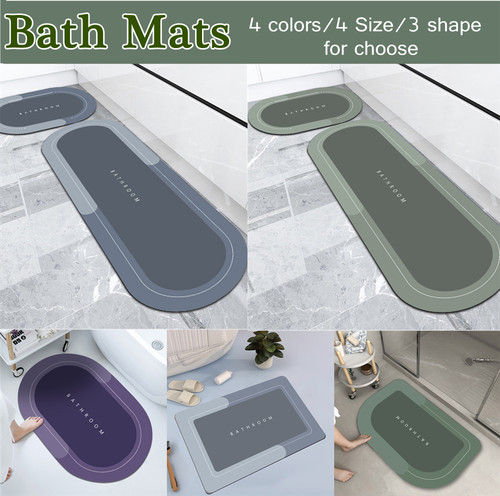 Super absorbent bath - absorbent, mat