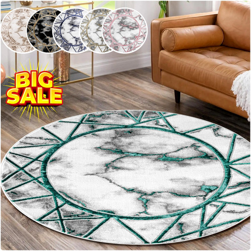 Circle round kiens rug living - round,