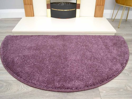 Dark purple hearth half moon - dark,