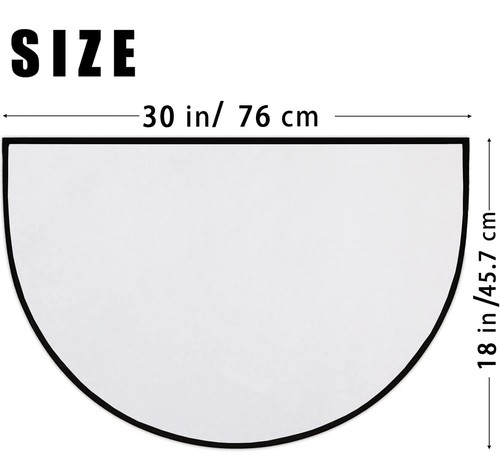 Half round door - half, mat,semi