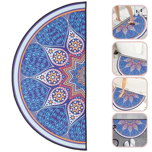 Semi circle rug vintage - rug,