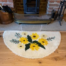 Vintage Latch Hook Yellow