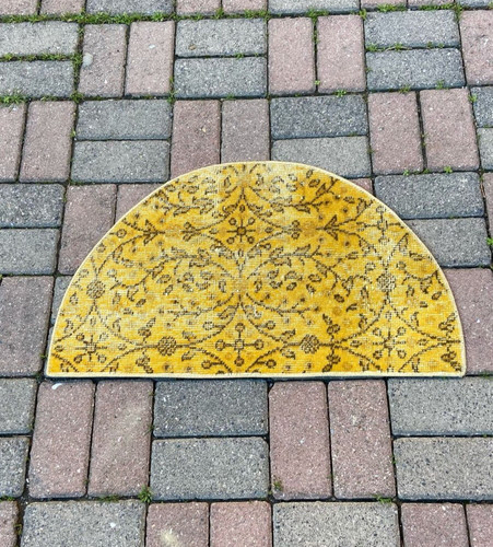 Yellow small rug 5x2 4 - yellow, 1.5x2.4