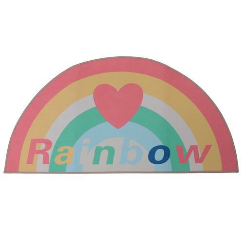 Rainbow semi circle mat for - mat,