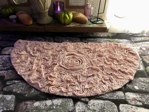Shabby chic rose pink semi - shabby,