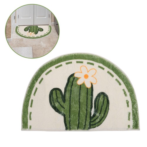 Semicircle shape rug bath - ,
