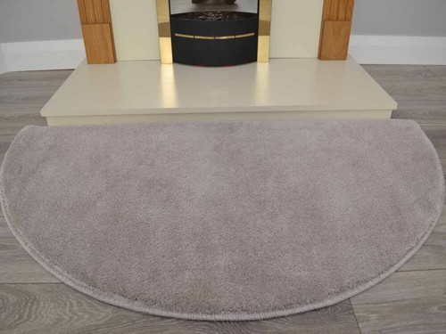 Semi circle rug natural - semi, beige